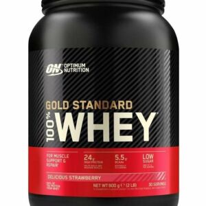Proteine din zer Gold Standard 100% Whey Capsuni