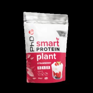 Pudra de proteine vegetale cu aroma de capsuni si frisca Smart Protein Plant