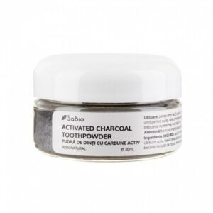 Pudra pentru albirea dintilor cu carbune activ