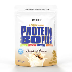 Pudra proteica cu aroma de Cookies & Cream Protein 80+
