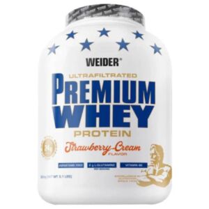 Pudra proteica cu aroma de Strawberry-Vanilla Premium Whey