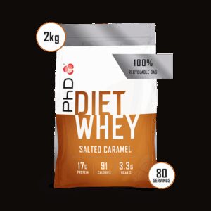 Pudra proteica cu aroma de caramel sarat Diet Whey