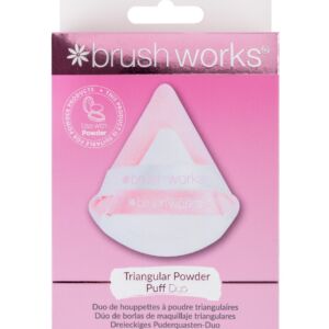 Puf triunghi pentru pudra