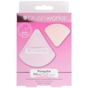 Puf triunghiular pentru pudra