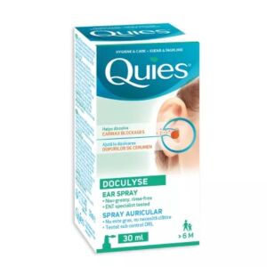 Quies Doculyse – Spray Auricular pentru Eliminarea Dopului de Ceara