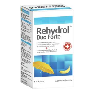 Rehydrol Duo Forte 6 plicuri – Probiotice si electroliti