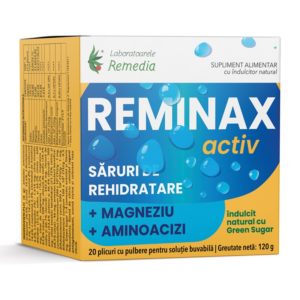 Reminax Activ saruri rehidratare + magneziu si aminoacizi