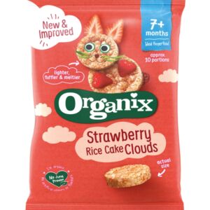 Rondele din orez cu capsuni +7 luni Bio