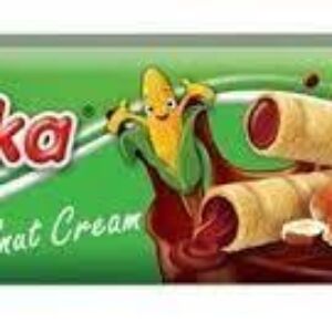 Rulou din porumb  umplut cu crema de alune