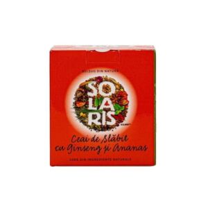 SOLARIS Ceai de slabit cu Ginseng si Ananas