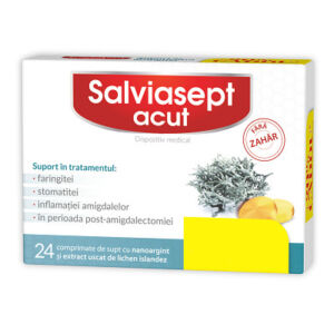 Salviasept Acut fara zahar