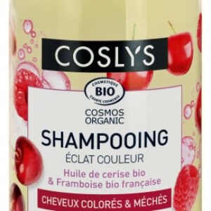 Sampon bio pentru ingrijire par vopsit cu Ulei de Cirese si Otet de Zmeura