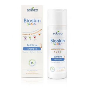 Sampon copii si bebelusi pentru scalp uscat cu eczeme si coji Bioskin Junior