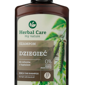 Sampon cu extract de gudron de mesteacan pentru par predispus la matreata Herbal Care