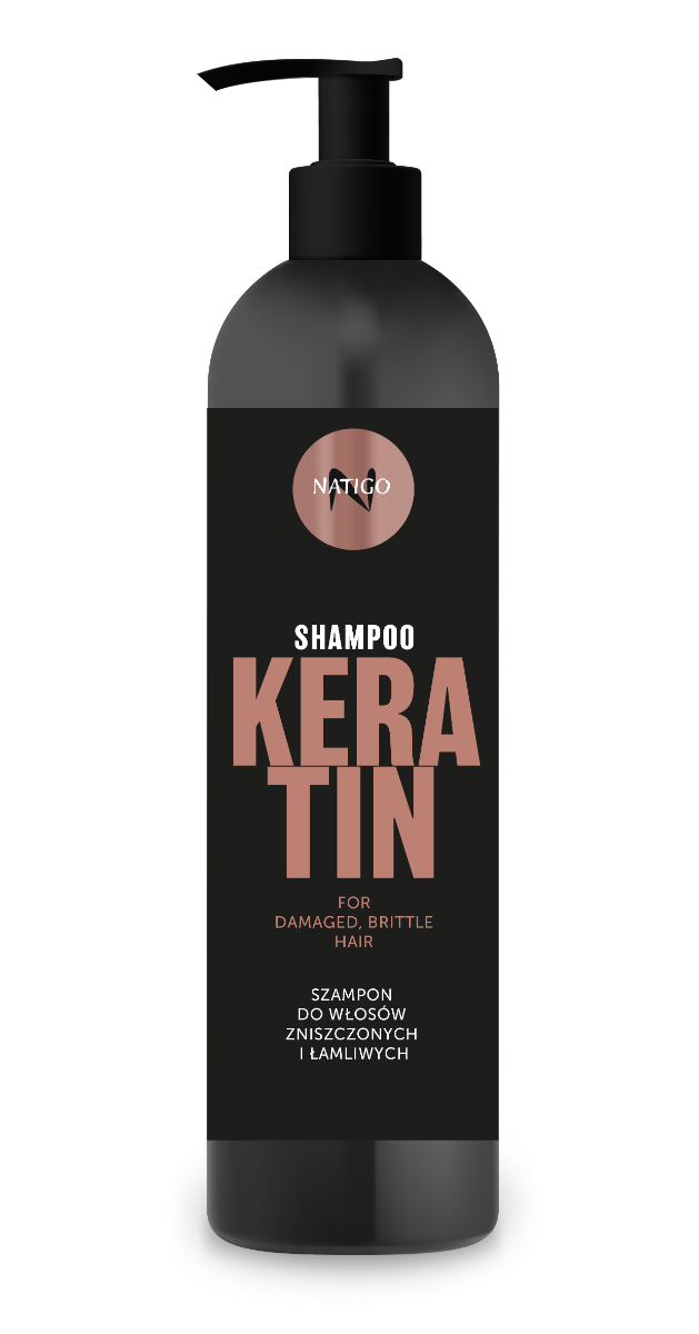 Sampon cu keratina pentru par deteriorat si fragil