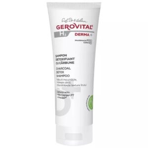 Sampon detoxifiant cu carbune H3 Derma+
