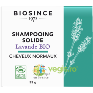 Sampon organic solid cu apa de lavanda pentru par normal