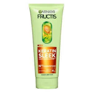 Sampon pentru par neted si stralucitor Fructis Keratin Sleek