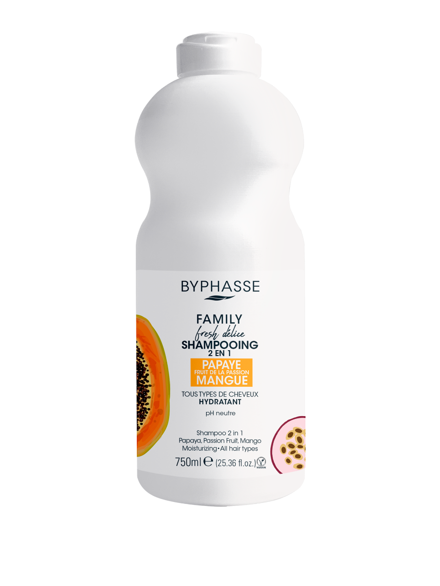 Sampon pentru toate tipurile de par 2 in 1 Family Fresh Delice