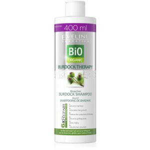 Sampon reparator pentru par fragil cu extract de brusture
