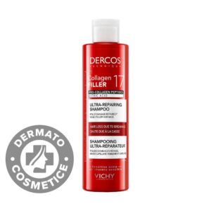 Sampon ultra-reparator pentru par deteriorat si fragil Dercos Collagen 17 Filler
