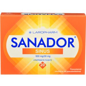 Sanador Sinus 500 mg/30mg 20 comprimate filmate Laropharm