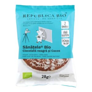 Sanatele Bio cu ciocolata neagra si cocos