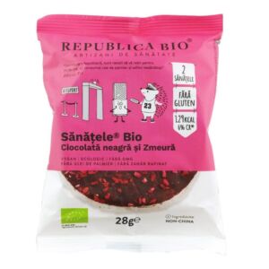 Sanatele Bio cu ciocolata neagra si zmeura