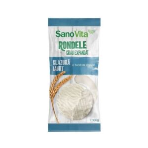 Sanovita Rondele din grau cu glazura de Iaurt