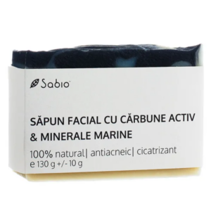Sapun facial cu carbune activ si minerale marine