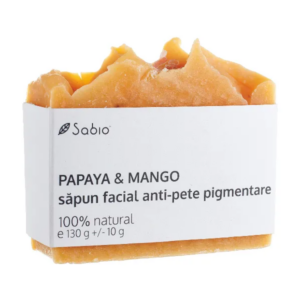 Sapun facial natural anti-pete pigmentare cu papaya si mango