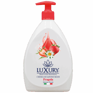 Sapun lichid cu pompita si aroma de capsuni