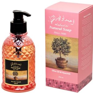Sapun lichid cu ulei de masline si ulei de zambila