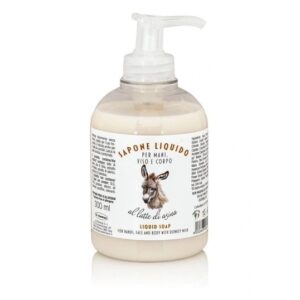 Sapun lichid hidratant pentru maini fata si corp cu lapte de magarita