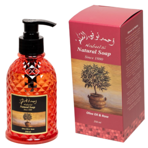 Sapun lichid ulei de masline si ulei de trandafir