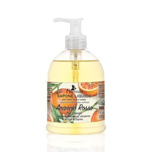 Sapun lichid vegetal hidratant cu portocale rosii si ulei de jojoba