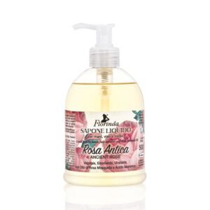 Sapun lichid vegetal hidratant cu rosa antica si ulei de jojoba