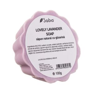 Sapun natural cu glicerina Lovely Lavender