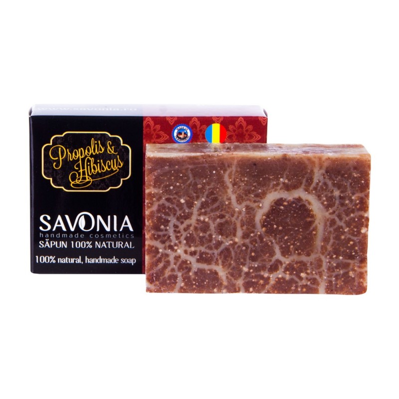 Sapun natural de propolis si hibicus