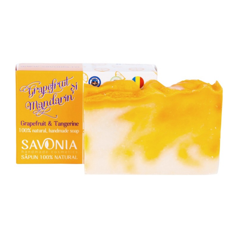 Sapun natural pentru fata maini si corp Grapefruit si Mandarin