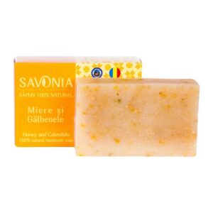 Sapun natural pentru fata maini si corp Miere si Galbenele