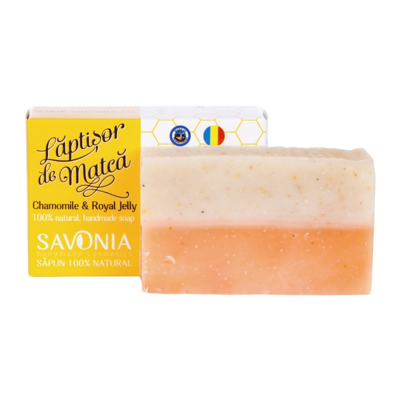 Sapun natural pentru fata maini si corp Musetel si Laptisor de Matca