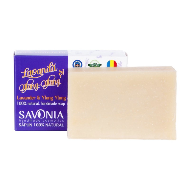 Sapun natural pentru fata si corp cu Lavanda si Ylang Ylang