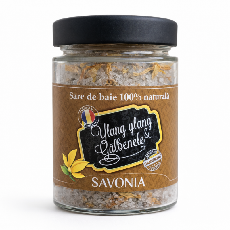 Sare de baie cu Ylang Ylang si Galbenele