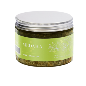 Sare de baie cu ceai verde si ulei de migdale Roua Diminetii