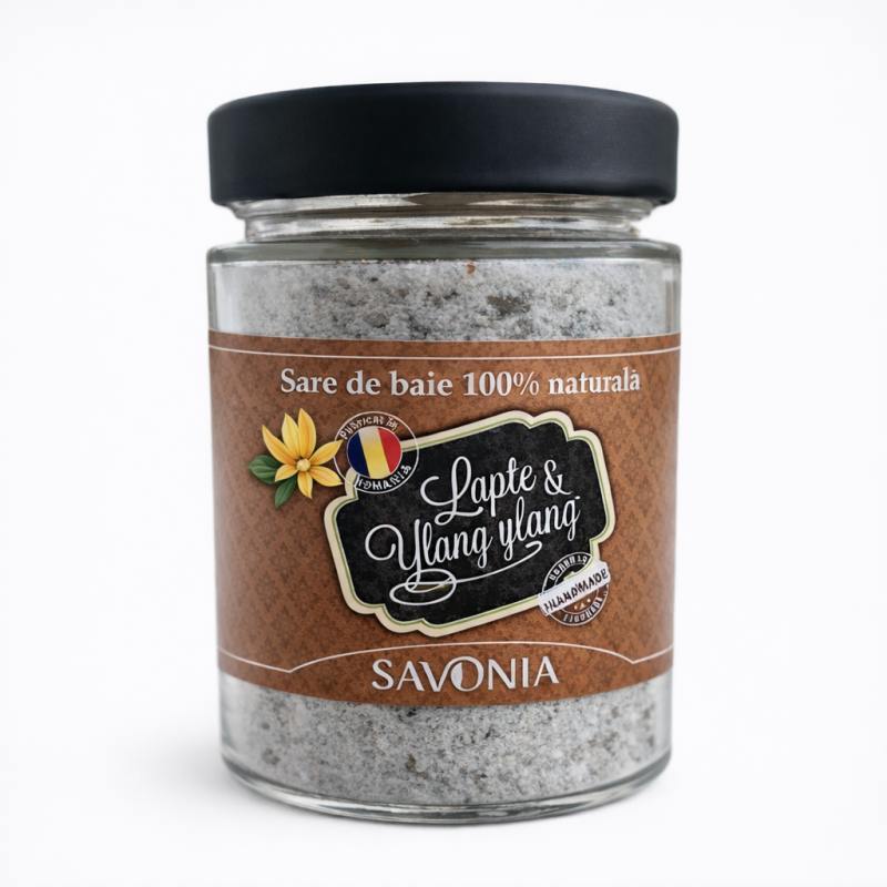 Sare de baie cu lapte si Ylang Ylang