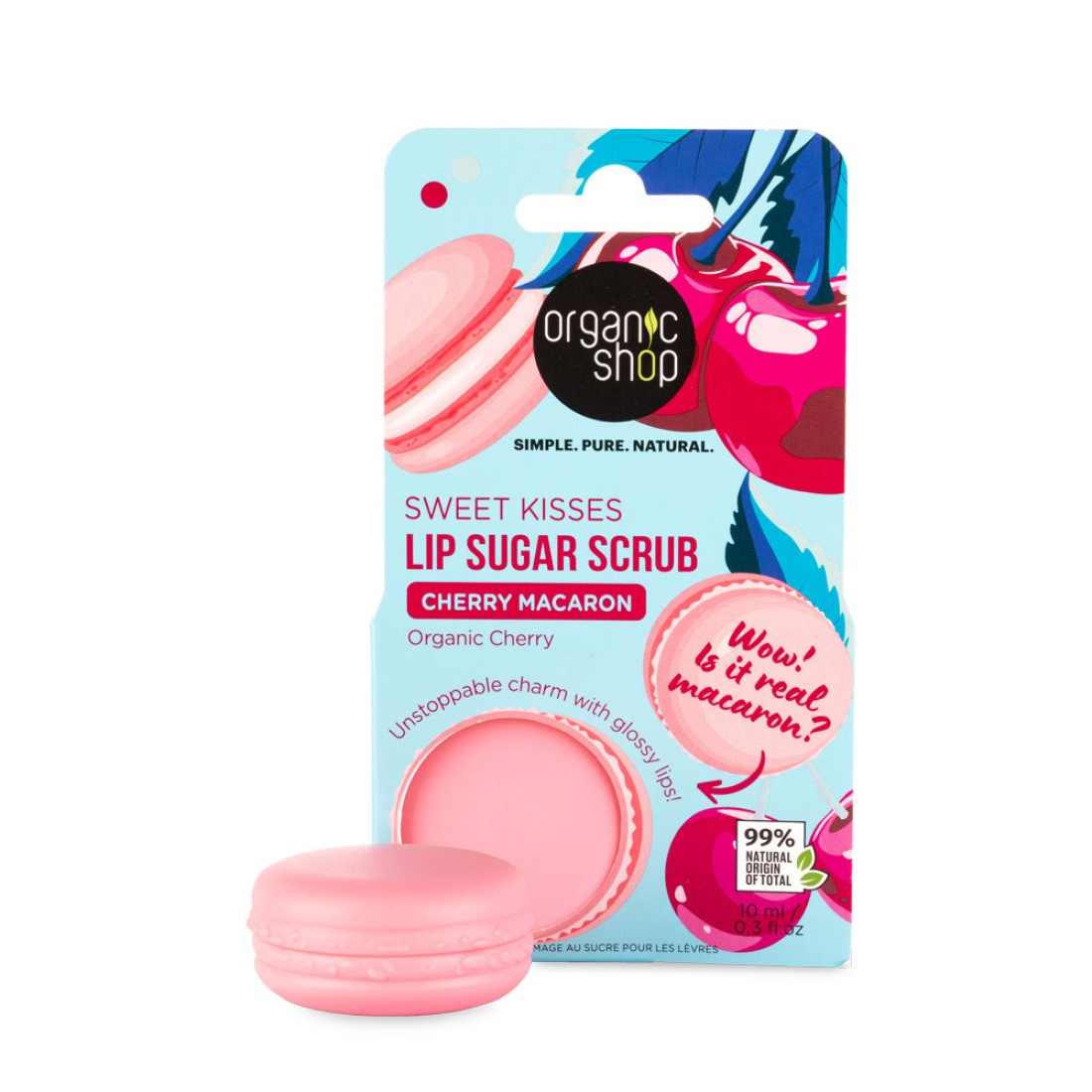 Scrub de buze Cherry Macaron
