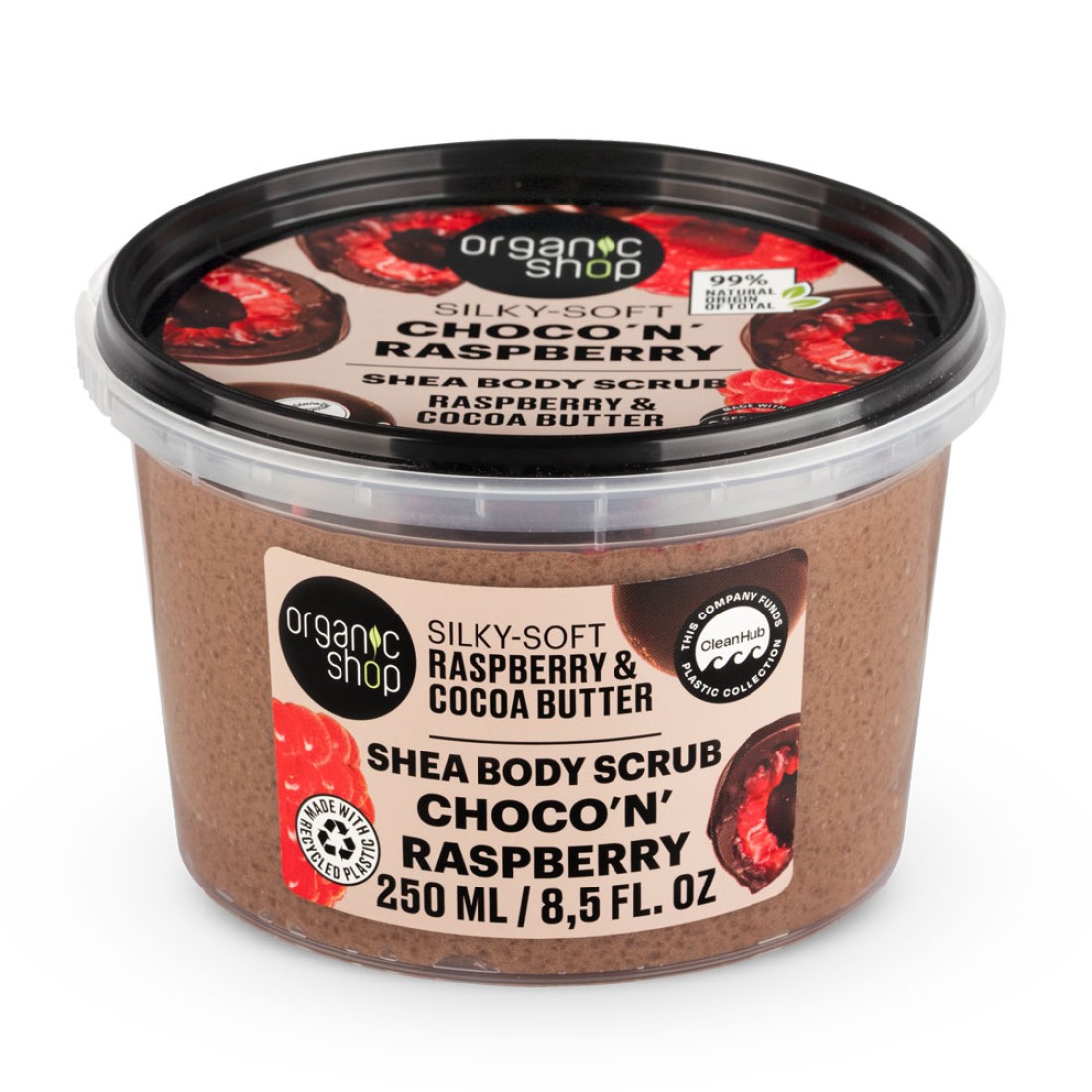 Scrub de corp Choco'n'Raspberry Silky Soft