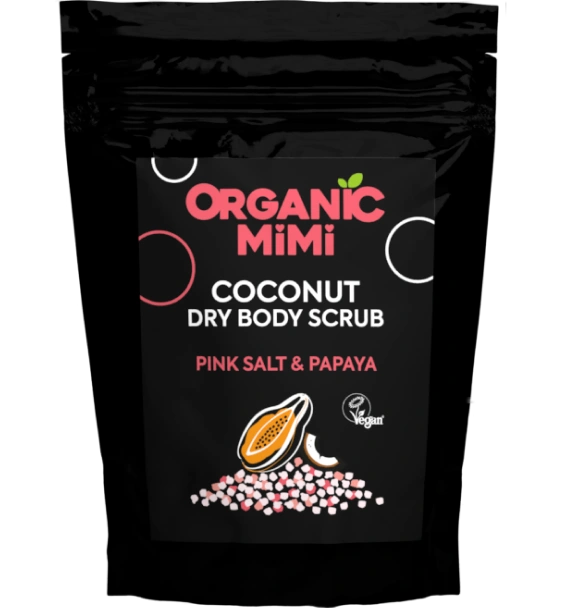 Scrub de corp cu sare roz si papaya & cocos