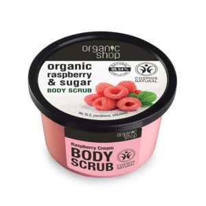Scrub de corp cu zahar si zmeura Raspberry Cream